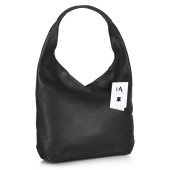 Geanta shopper din piele naturala DiAmanti Marina Neagra